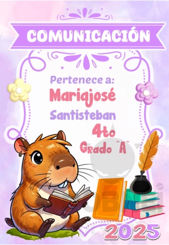 Capibara Comunicacion Caratula Lila